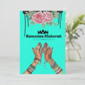 Cartes Pour Fêtes Annuelles Ramadan Moubarak (Debout devant)