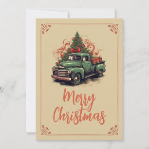 Cartes Pour Fêtes Annuelles Ramassage de Noël
