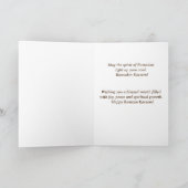 Cartes Pour Fêtes Annuelles Ramzan Kareem Lune Dorée Avec Lanternes Violet (Intérieur)