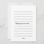 Cartes Pour Fêtes Annuelles Randonnée (Dos)