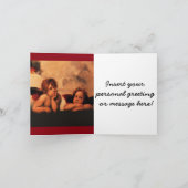 Cartes Pour Fêtes Annuelles Raphael Angelic Cherub Art (Intérieur)