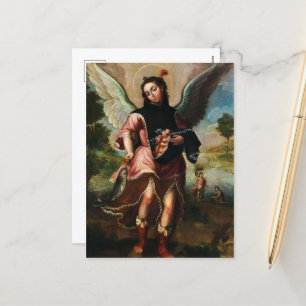 Cartes Pour Fêtes Annuelles Raphael Archangel par José de Paez