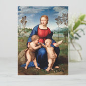 Cartes Pour Fêtes Annuelles Raphael - Madonna Du Goldfinch (Debout devant)