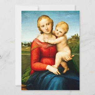 Cartes Pour Fêtes Annuelles Raphael - Petite Madonna à la chaudière