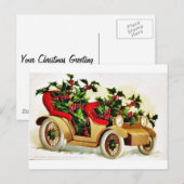 Cartes Pour Fêtes Annuelles Rappelez-vous Noël (Devant / Derrière)