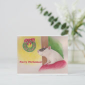 Cartes Pour Fêtes Annuelles Ratty Christmas (Debout devant)