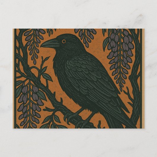 Cartes Pour Fêtes Annuelles Raven Bird (Devant)