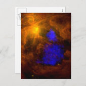 Cartes Pour Fêtes Annuelles Rayon X le père noël en Orion (Devant / Derrière)