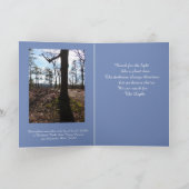 Cartes Pour Fêtes Annuelles Reach for the light, View of the hills (Intérieur)