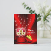 Cartes Pour Fêtes Annuelles real estate Holiday (Debout devant)