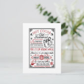 Cartes Pour Fêtes Annuelles Recette de cacao chaud à l'ancienne (Debout devant)