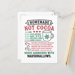 Cartes Pour Fêtes Annuelles Recette de chocolat chaud du Pôle Nord