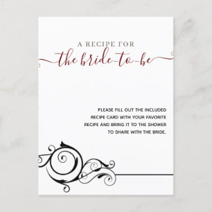 Cartes Pour Fêtes Annuelles Recette de Fête des mariées minimaliste moderne cl