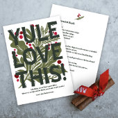 Cartes Pour Fêtes Annuelles Recette de typographie graphique audacieuse modern