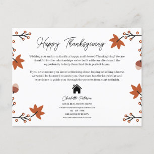 Cartes Pour Fêtes Annuelles Recette Thanksgiving Recette Immobilier Realtor Po