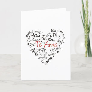 CARTES POUR FÊTES ANNUELLES RECHERCHÉ DE DIRE ***JE T'AIME***