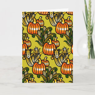 Cartes Pour Fêtes Annuelles Récolte de Thanksgiving