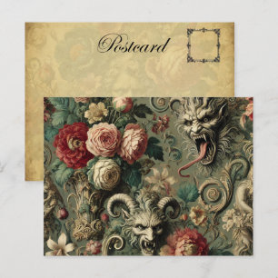 Cartes Pour Fêtes Annuelles 🩸 Récolte Renégade - Gothique victorien