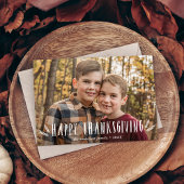 Cartes Pour Fêtes Annuelles Récolte rustique Thanksgiving 2 Photo
