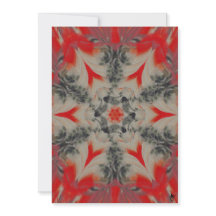 Red-bellied Woodpecker Geometric Card