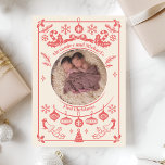 Cartes Pour Fêtes Annuelles Red Berry Twins Baby First Christmas<br><div class="desc">Célébrez la saison des fêtes inaugurales de votre petit avec notre Carte de Noël pour bébé. Cette carte chaleureuse est conçue pour marquer l'occasion spéciale du premier Noël de votre bébé avec charme et élégance. Idéal pour envoyer des encouragements de vacances à la famille et aux amis, cette carte capture...</div>