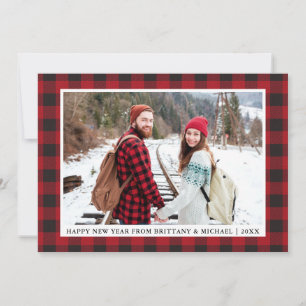 Cartes Pour Fêtes Annuelles Red Buffalo Joue Bonne Année Photo
