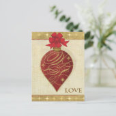 Cartes Pour Fêtes Annuelles Red Christmas DouCor Hope (Debout devant)