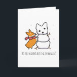 Cartes Pour Fêtes Annuelles Red Corgi Snowman | CorgiThings<br><div class="desc">www.corgithings.cominstagram.com/corgithingsfacebook.com/corgithings</div>