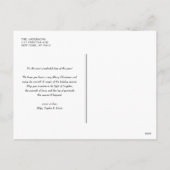 Cartes Pour Fêtes Annuelles Red Feliz Navidad Script Photo de Noël (Dos)