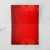 Cartes Pour Fêtes Annuelles Red Gold Lanterns Chinese Ox coupé en papier 2021 (Intérieur)