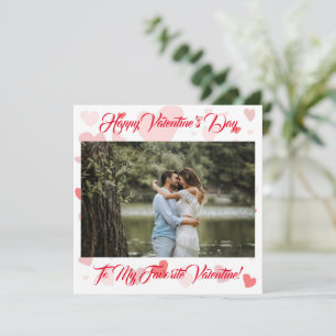 Cartes Pour Fêtes Annuelles Red Hearts Happy Valentine's Photo Saint Valentin