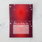 Cartes Pour Fêtes Annuelles Red Hot Père Noël (Intérieur)