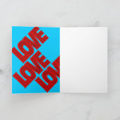 Cartes Pour Fêtes Annuelles Red Love, février, Valentines Day (Intérieur)