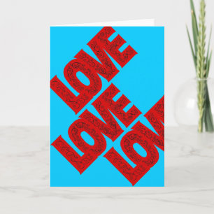 Cartes Pour Fêtes Annuelles Red Love, février, Valentines Day