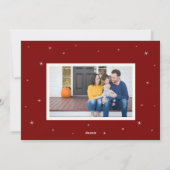 Cartes Pour Fêtes Annuelles Red Merry Everything and Happy Always Photo (Dos)