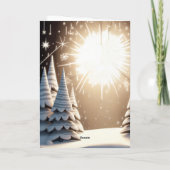 Cartes Pour Fêtes Annuelles Red Nose Reindeer (Dos)