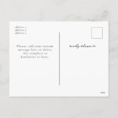 Cartes Pour Fêtes Annuelles Red Plaid Custom Horizontal Photo Christmas (Dos)