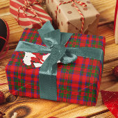 Cartes Pour Fêtes Annuelles Red Plaid Tartan Scottie Greeting