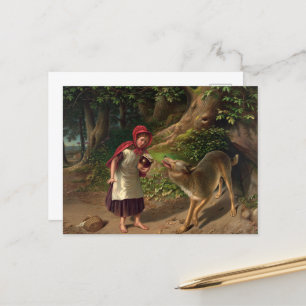 Cartes Pour Fêtes Annuelles Red-Ridinghood et le loup par William Beard