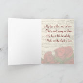 Cartes Pour Fêtes Annuelles Red Roses Musique Saint Valentin (Intérieur)