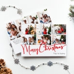 Cartes Pour Fêtes Annuelles Red Script Joyeux Noël Année En examen 10 Photo<br><div class="desc">Célébrez la saison avec ce script rouge Joyeux Noël année en revue 10 carte de vacances photo avec une touche de charme élégant. Le design chic présente une palette de couleurs simples rouge et blanc, évoquant l'esprit cosy de l'hiver. Son attrait moderne et unique et sa formulation rustique créent un...</div>