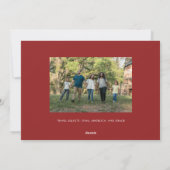 Cartes Pour Fêtes Annuelles Red Vous Aimez Ce Nouvel An (Dos)