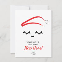 Red Wake me up New Year Eye lashes