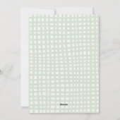 Cartes Pour Fêtes Annuelles Red Wavy Frame Botanical Joyeux Vacances 1 Photo (Dos)