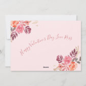 Cartes Pour Fêtes Annuelles Reed Lips Valentine Avec Citation (Dos)