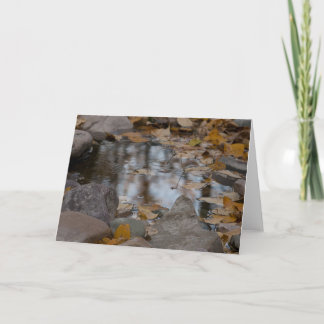 Cartes Pour Fêtes Annuelles Réflexions d'automne