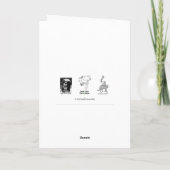 Cartes Pour Fêtes Annuelles Réflexions stupides sur vous (Dos)