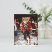 Cartes Pour Fêtes Annuelles Regal Christmas Teddy Bear Holiday Art Imprimer (Debout devant)