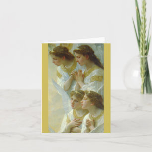 Cartes Pour Fêtes Annuelles Regina Angelorum, Bouguereau 1900, détail Angels
