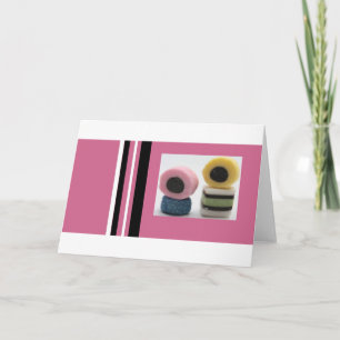 Cartes Pour Fêtes Annuelles réglisse
